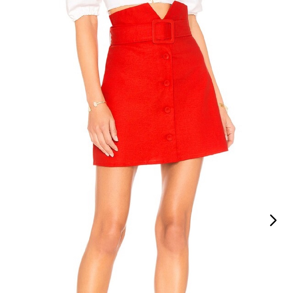 Lovers and Friends hot red skirt